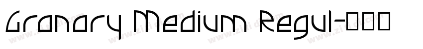 Granary Medium Regul字体转换